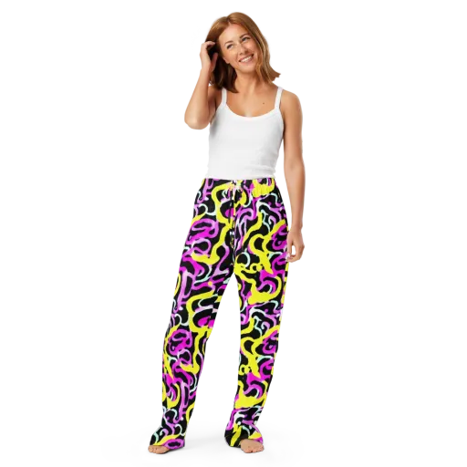 Laser Loops on a Women's Pajama Pants