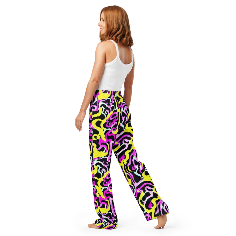 Laser Loops on Women's Pajama Pants — Back