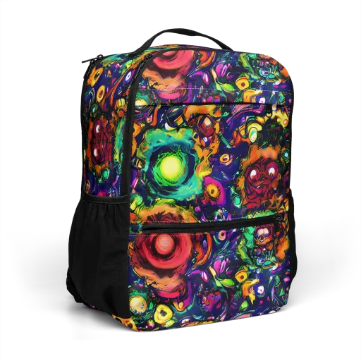 Neon Surreal on a Utility Backpack