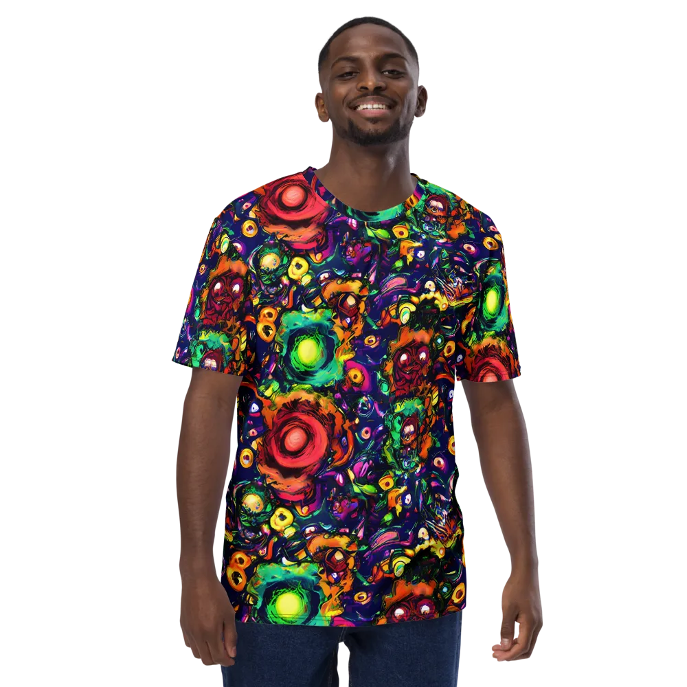 Neon Surreal on Men's Crew Neck T-Shirt — Front