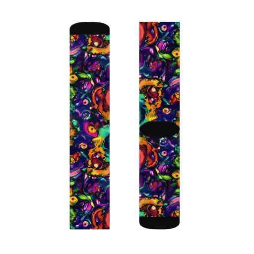 Neon Surreal on a Socks