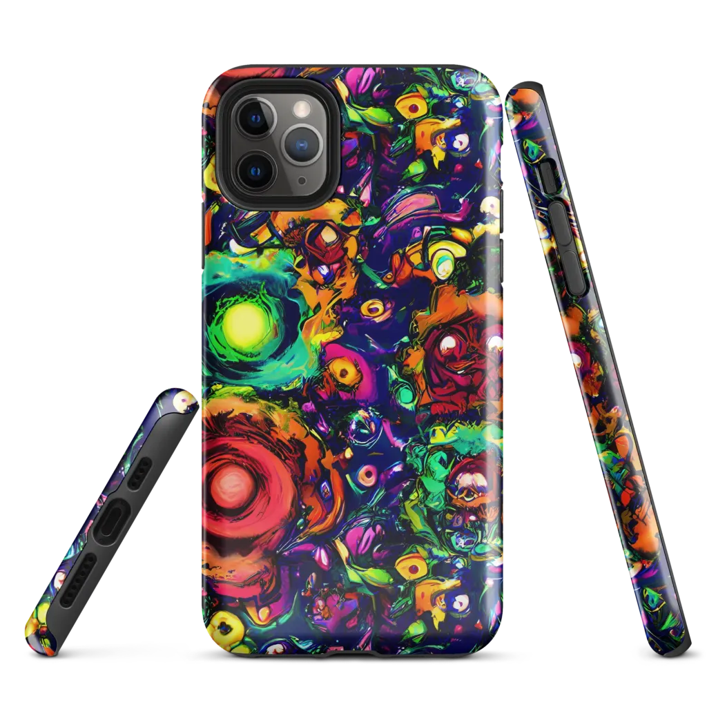 Neon Surreal on Tough Case for iPhone® — Front