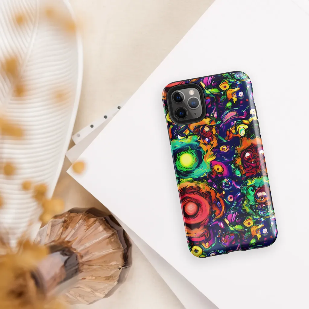 Neon Surreal on Tough Case for iPhone® — Front