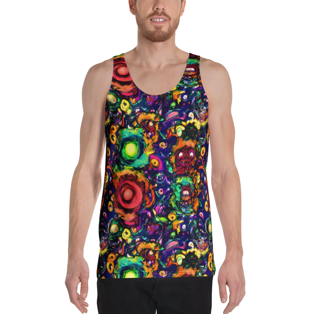 Neon Surreal on Men's Tank Top — Front