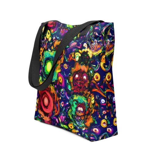 Neon Surreal on a Tote Bag