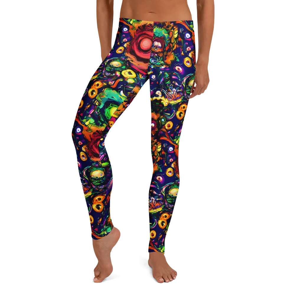 Neon Surreal on Leggings — Front