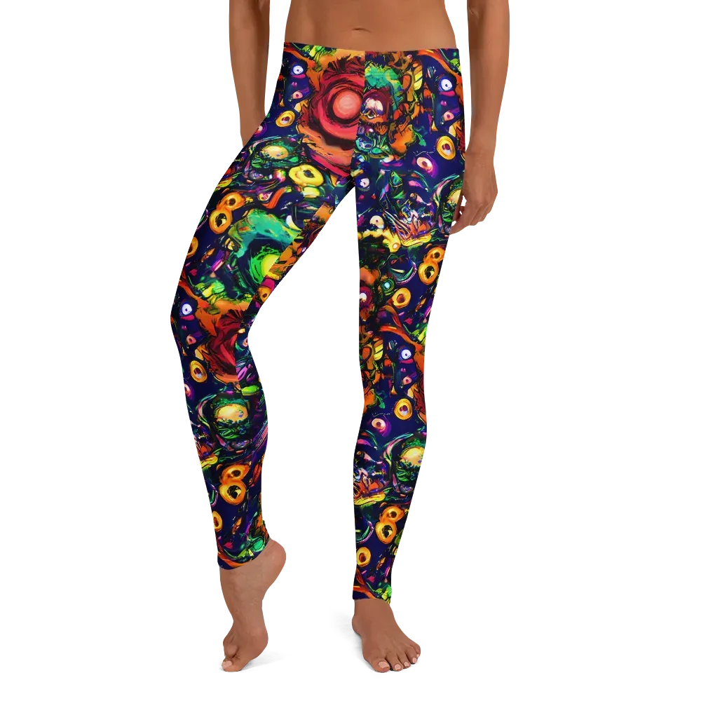 Neon Surreal on Leggings — Front