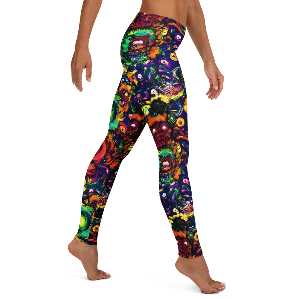 Neon Surreal on Leggings — Right