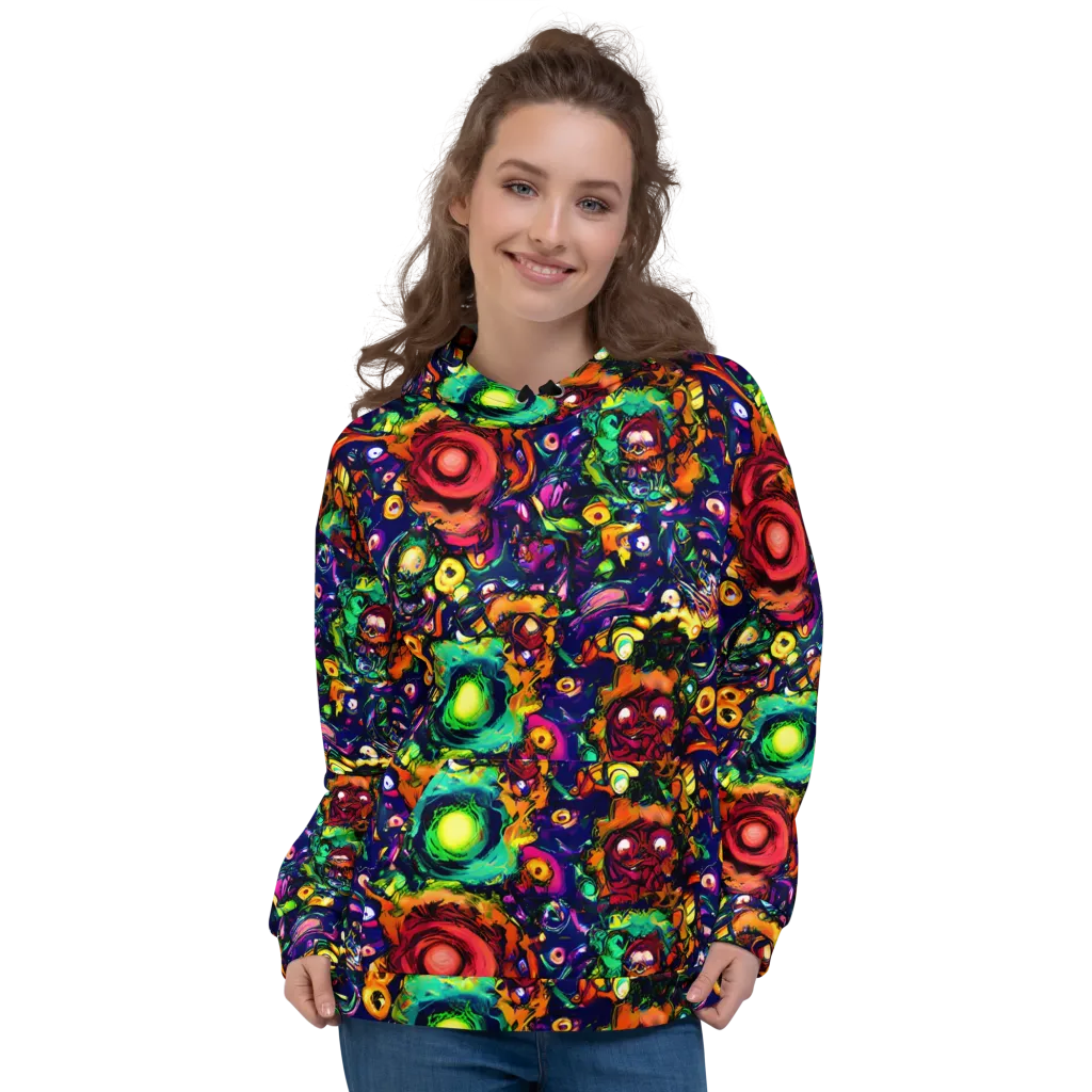 Neon Surreal on Hoodie — Front