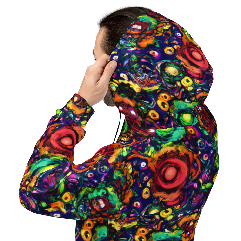 Neon Surreal on Hoodie — Back