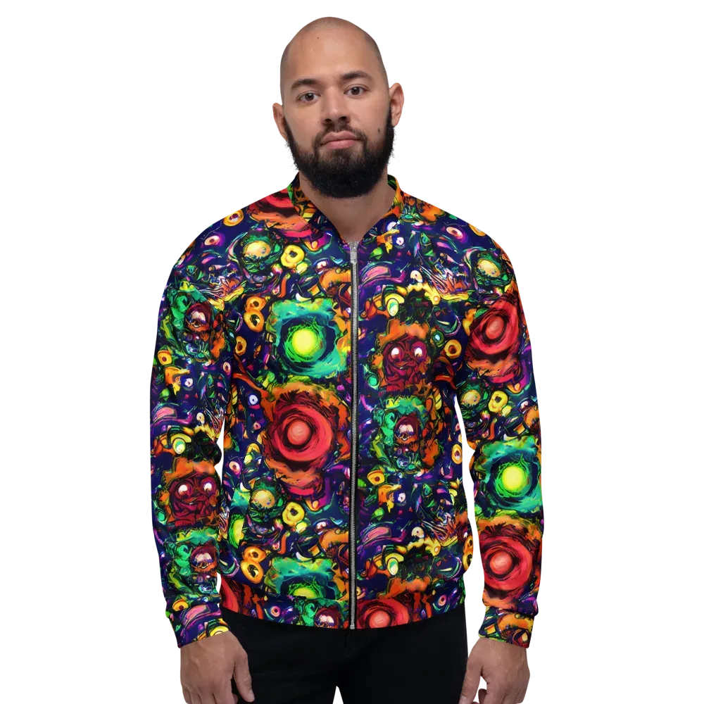Neon Surreal on Bomber Jacket — Front
