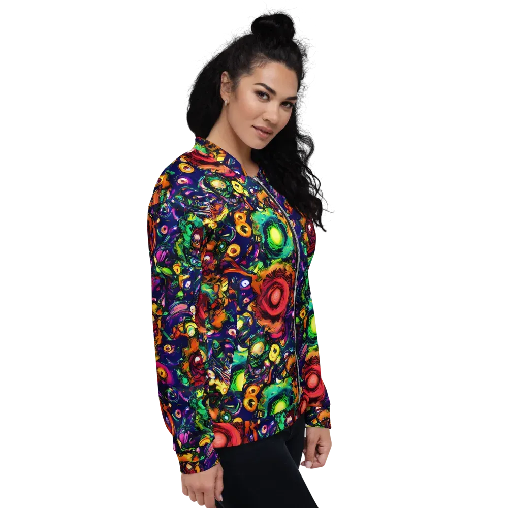 Neon Surreal on Bomber Jacket — Right