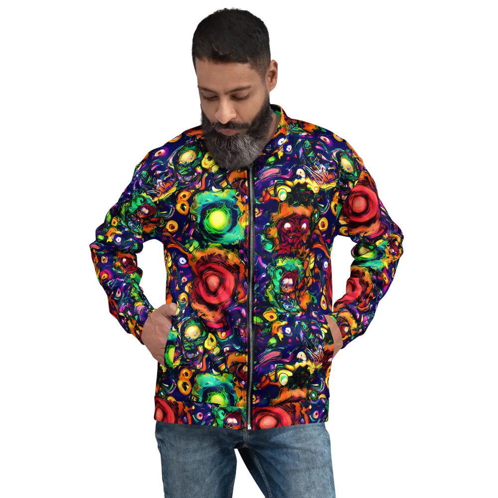 Neon Surreal on Bomber Jacket — Front