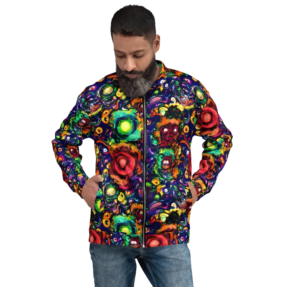Neon Surreal on Bomber Jacket — Front