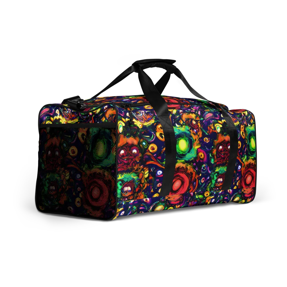 Neon Surreal on Duffle Bag — Right Front