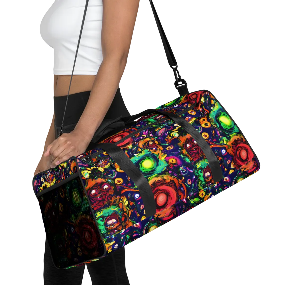Neon Surreal on Duffle Bag — Front