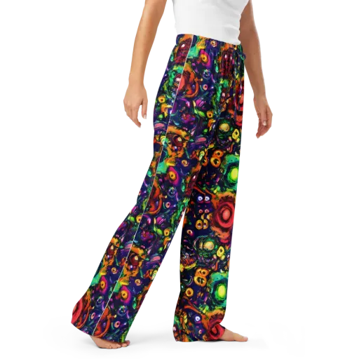 Neon Surreal on a Women's Pajama Pants