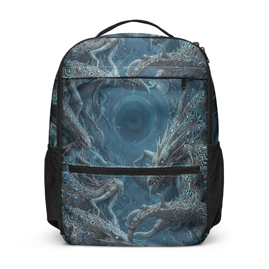 Azure Dragonfall on Utility Backpack — Front