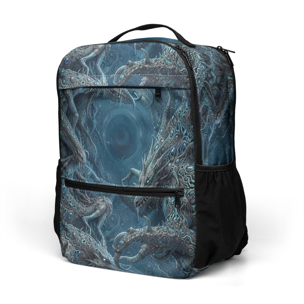 Azure Dragonfall on Utility Backpack — Left Front