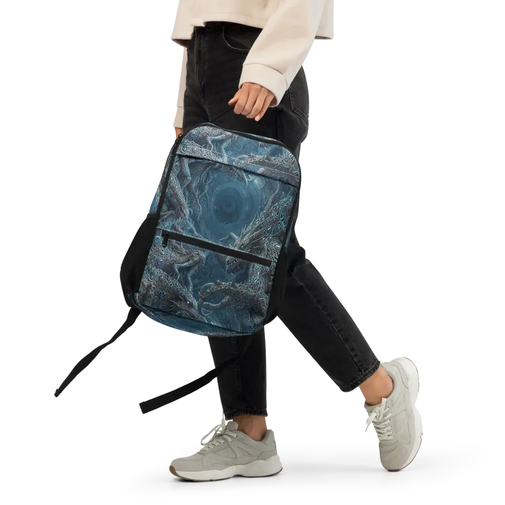 Azure Dragonfall on Utility Backpack — Front