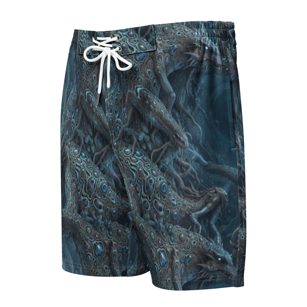 Azure Dragonfall on Men's Board Shorts — Front