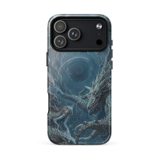 Azure Dragonfall on a MagSafe Tough Case for iPhone®