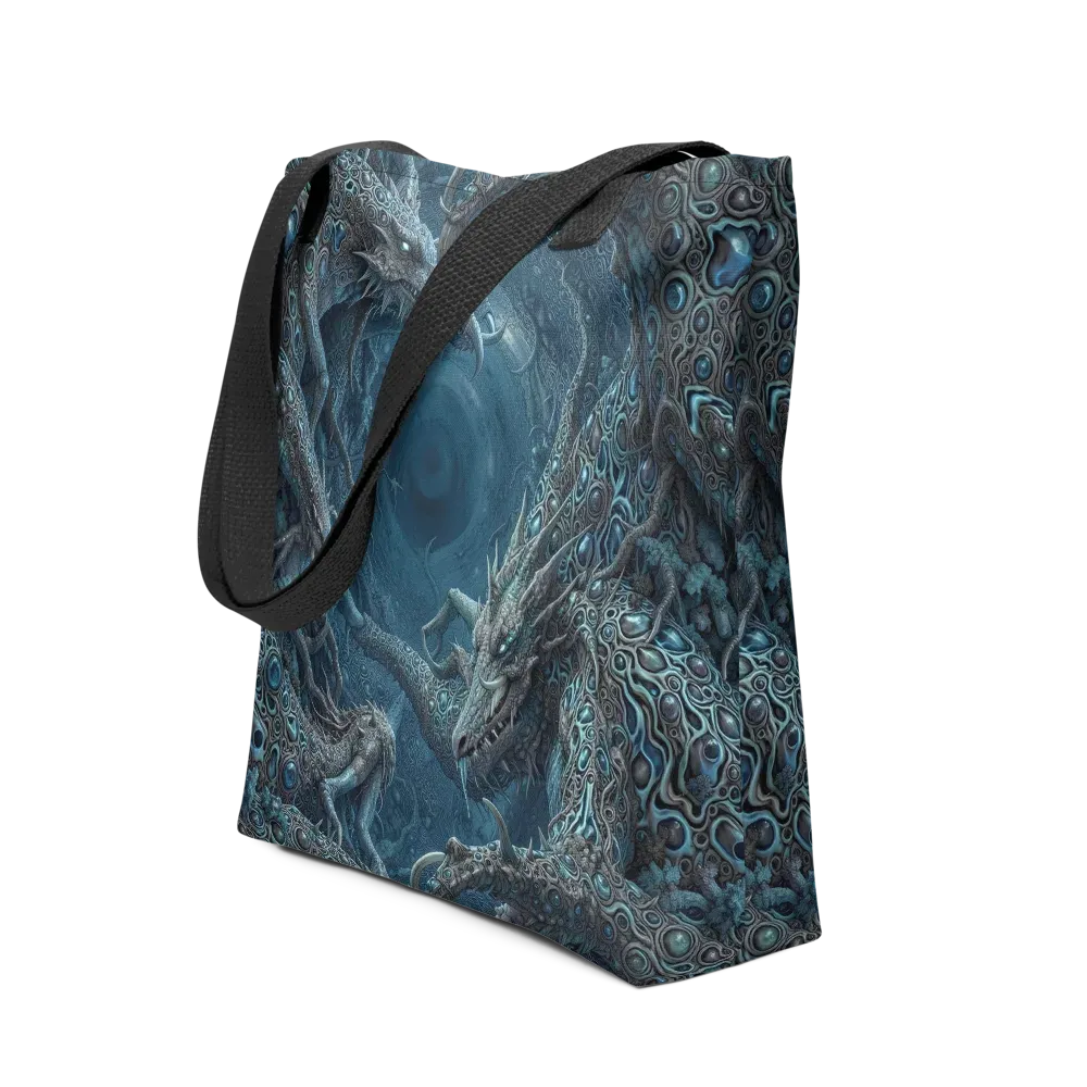Azure Dragonfall on Tote Bag — Front