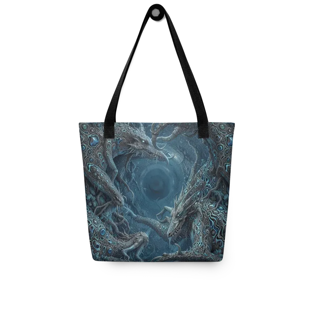 Azure Dragonfall on Tote Bag — Front
