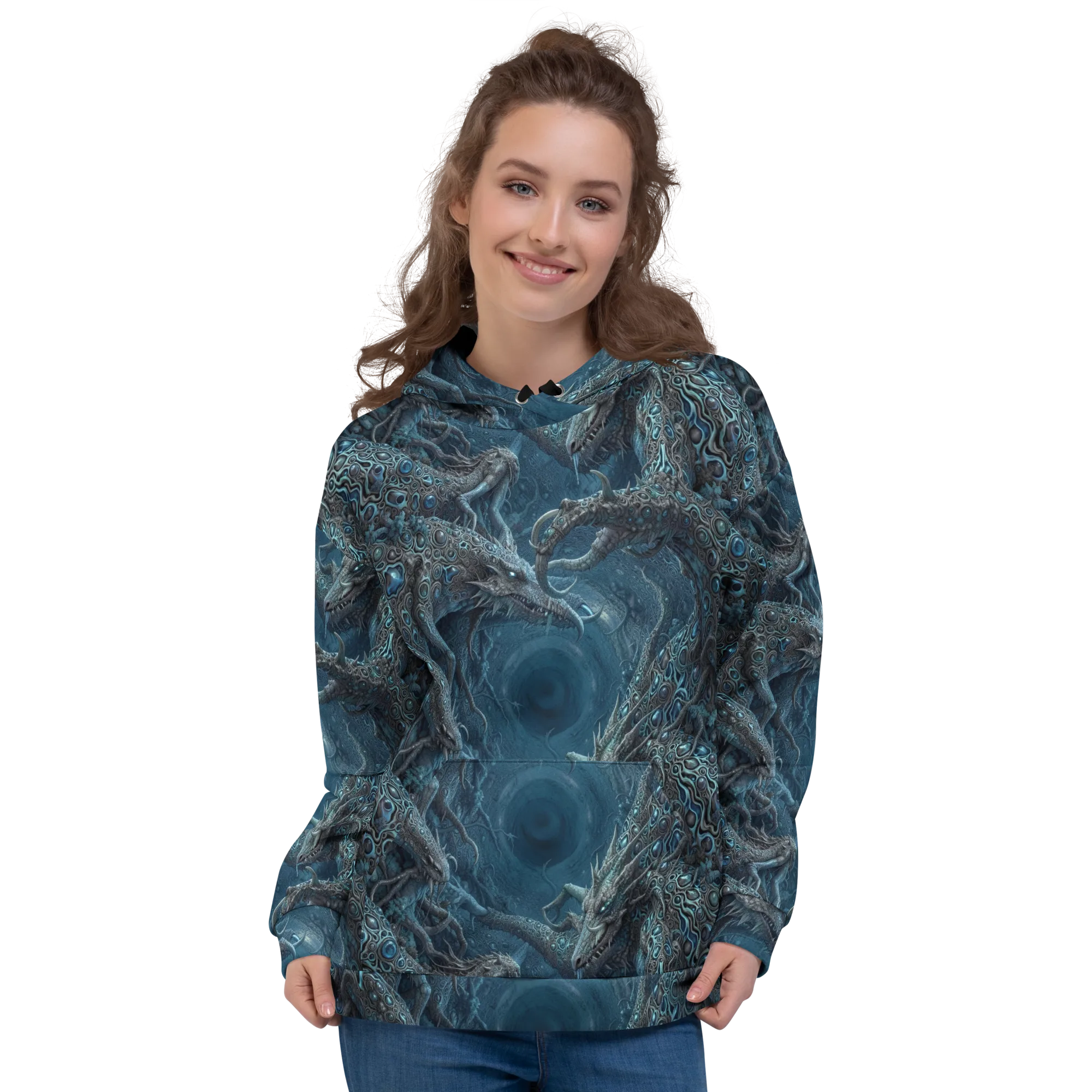 Azure Dragonfall on Hoodie — Front