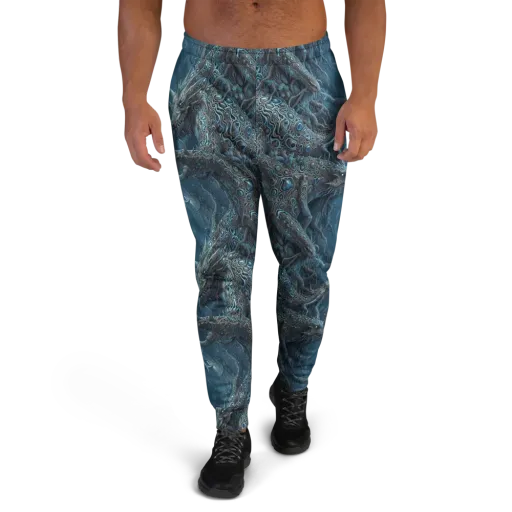 Azure Dragonfall on a Men's Joggers