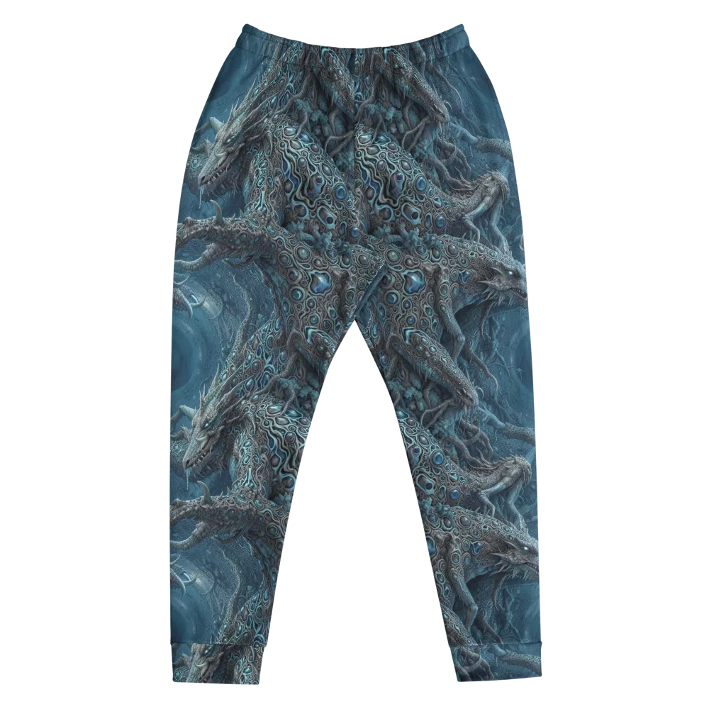 Azure Dragonfall on Men's Joggers — Front