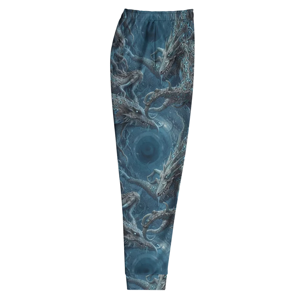 Azure Dragonfall on Men's Joggers — Right