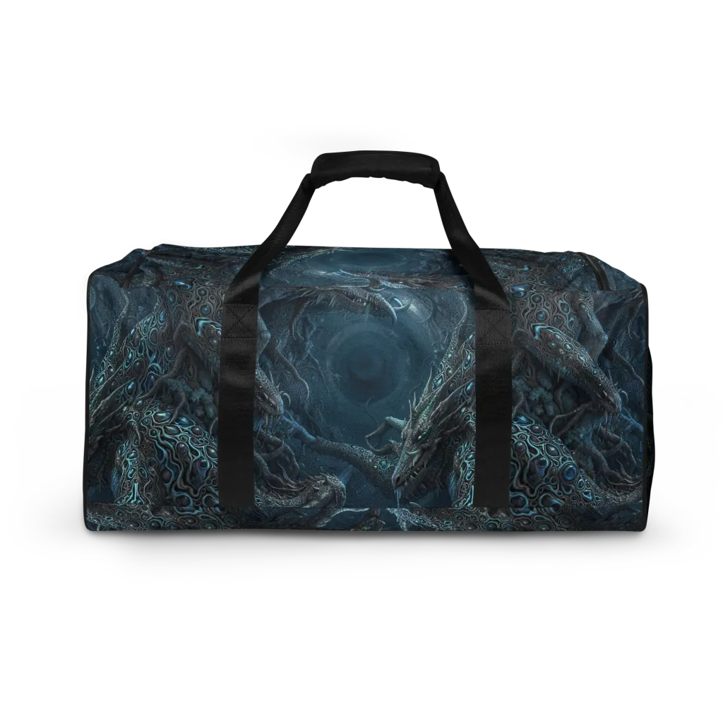 Azure Dragonfall on Duffle Bag — Back