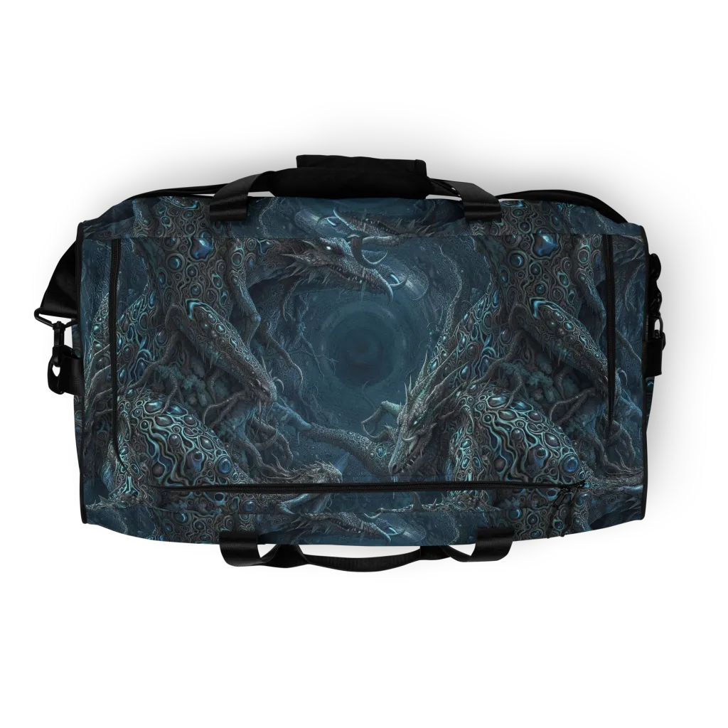 Azure Dragonfall on Duffle Bag — Top