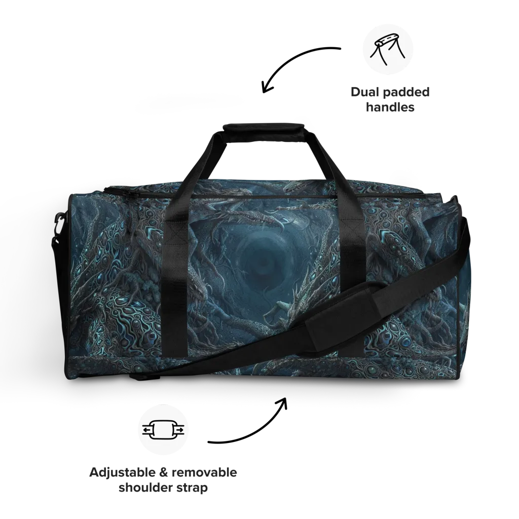 Azure Dragonfall on Duffle Bag — Front