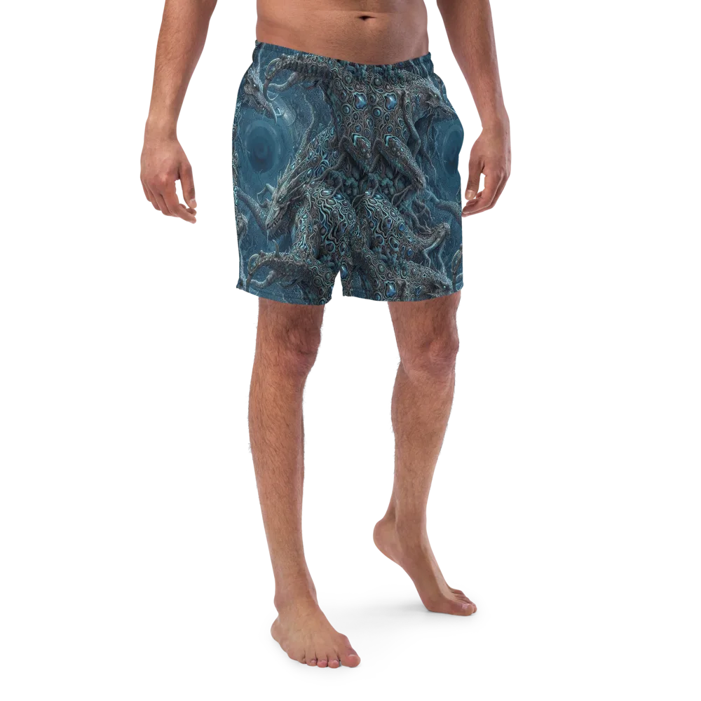 Azure Dragonfall on Swim Trunks — Front