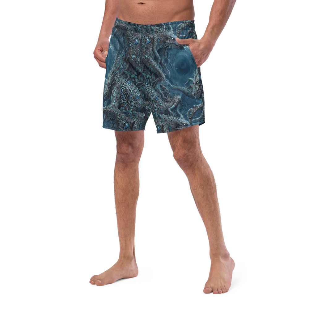 Azure Dragonfall on Swim Trunks — Left Front