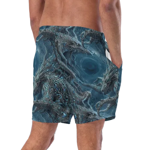Azure Dragonfall on a Swim Trunks