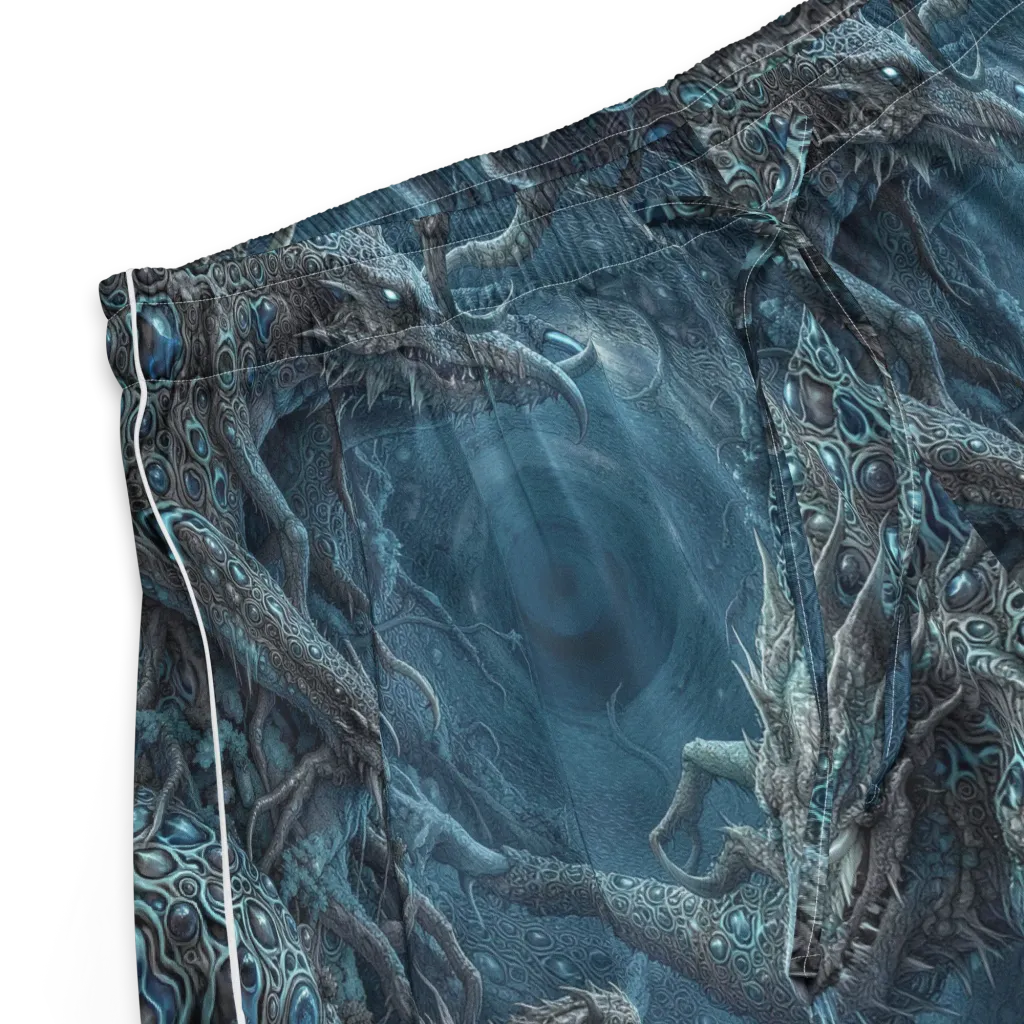 Azure Dragonfall on Women's Pajama Shorts — Product details
