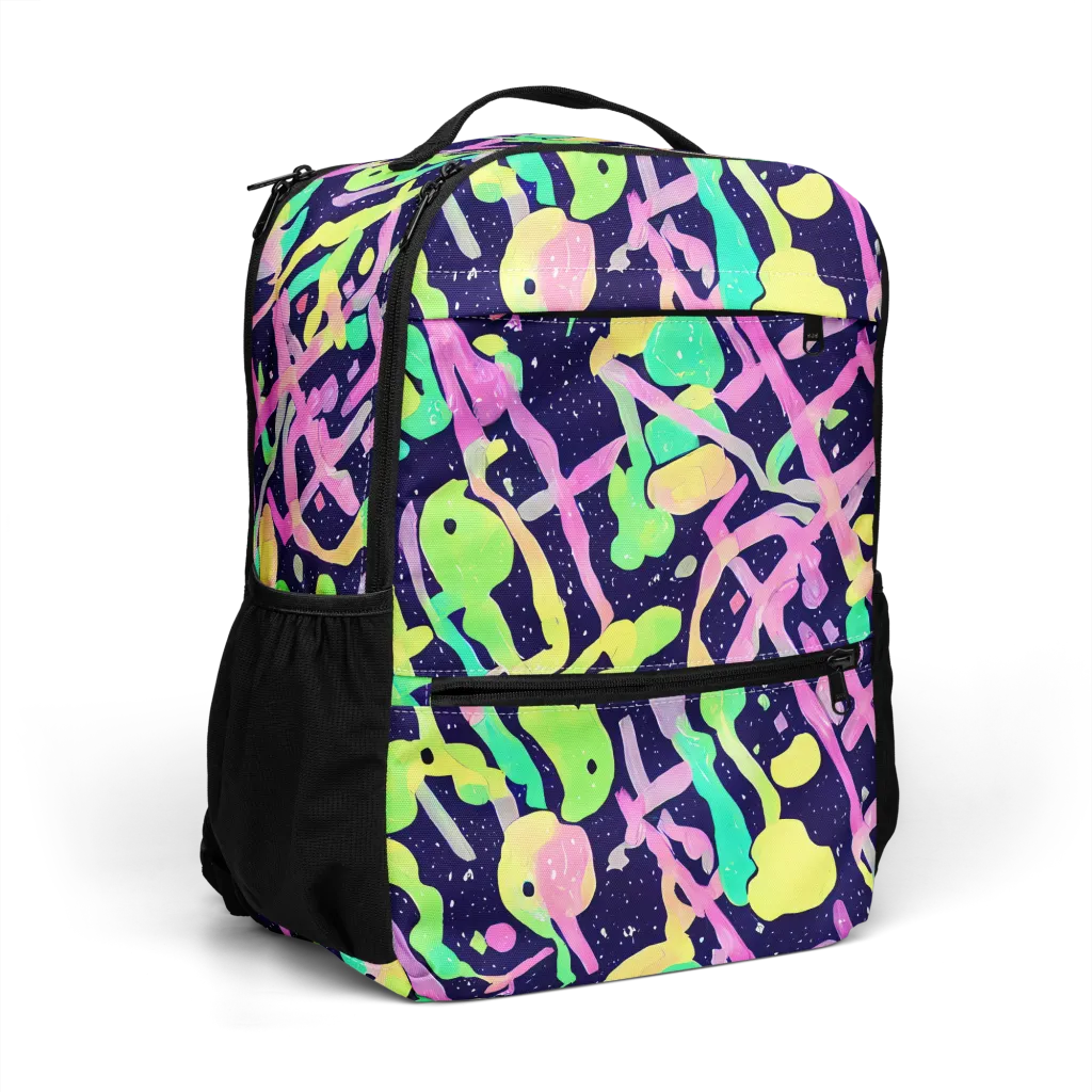 Electric Goo on Utility Backpack — Right Front