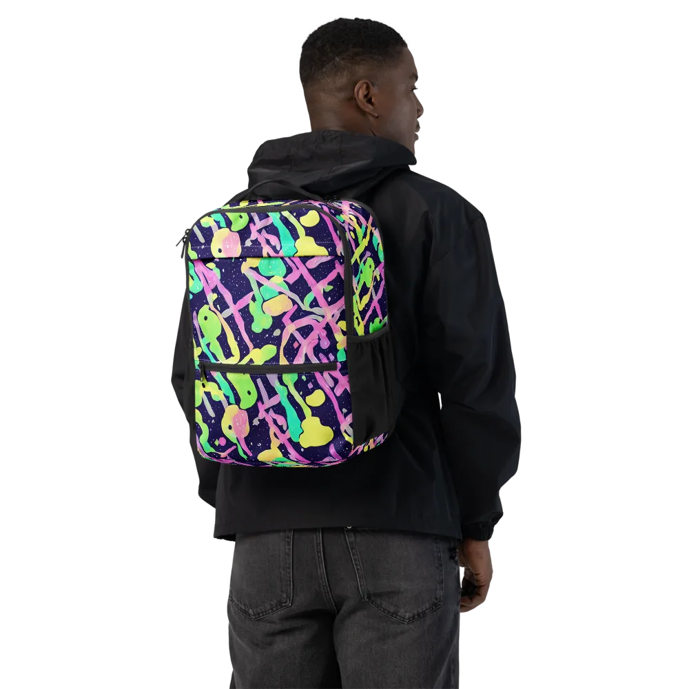 Electric Goo on Utility Backpack — Back