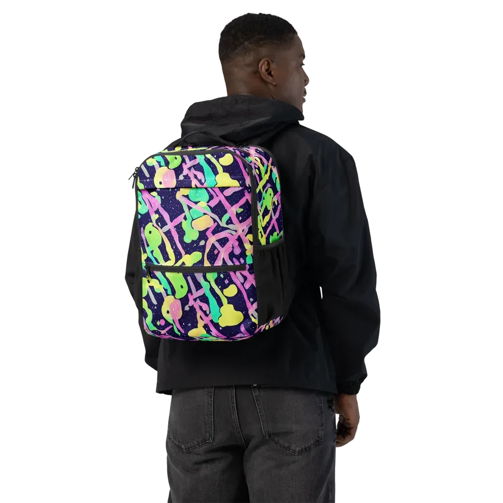 Electric Goo on Utility Backpack — Back