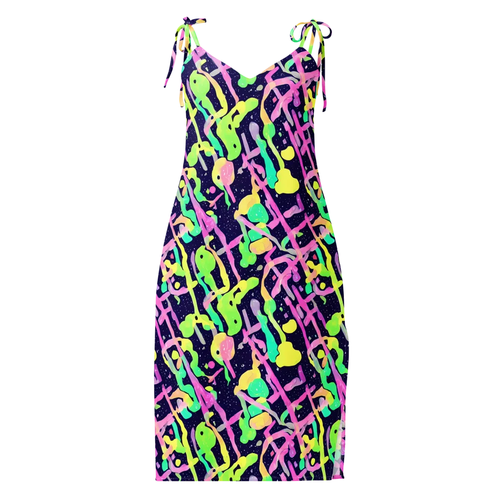 Electric Goo on Slip Dress — Front