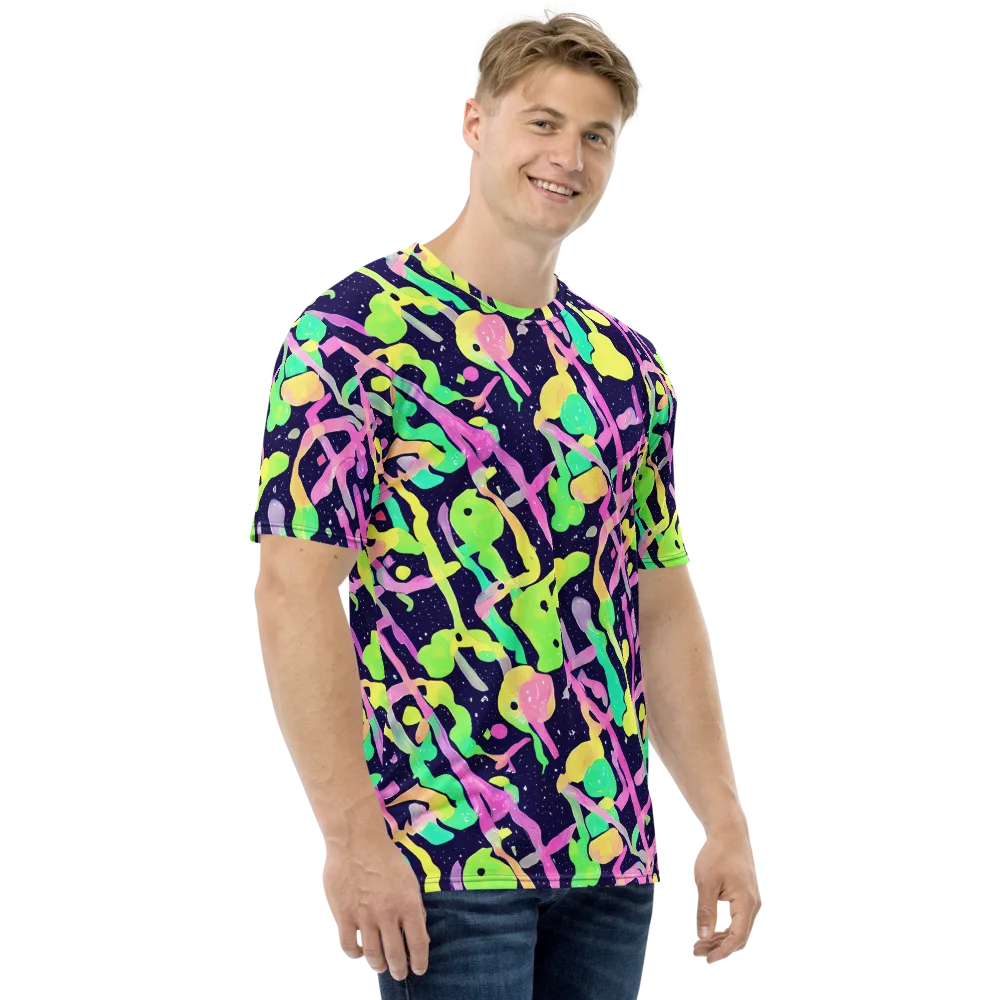 Electric Goo on Men's Crew Neck T-Shirt — Right