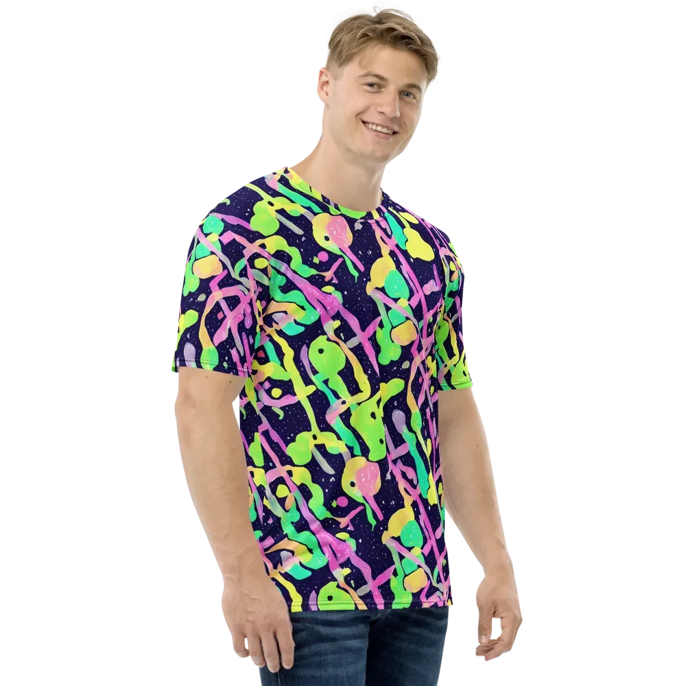 Electric Goo on Men's Crew Neck T-Shirt — Right