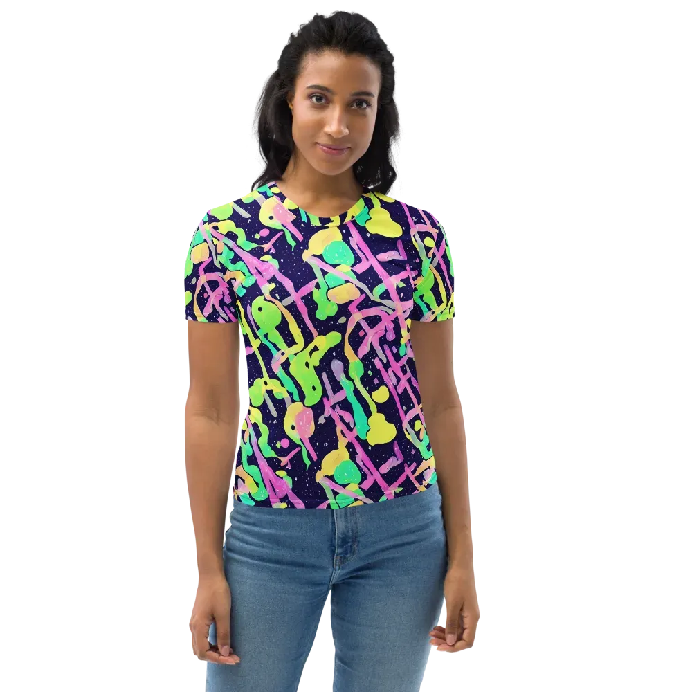 Electric Goo on Women's Crew Neck T-Shirt — Front