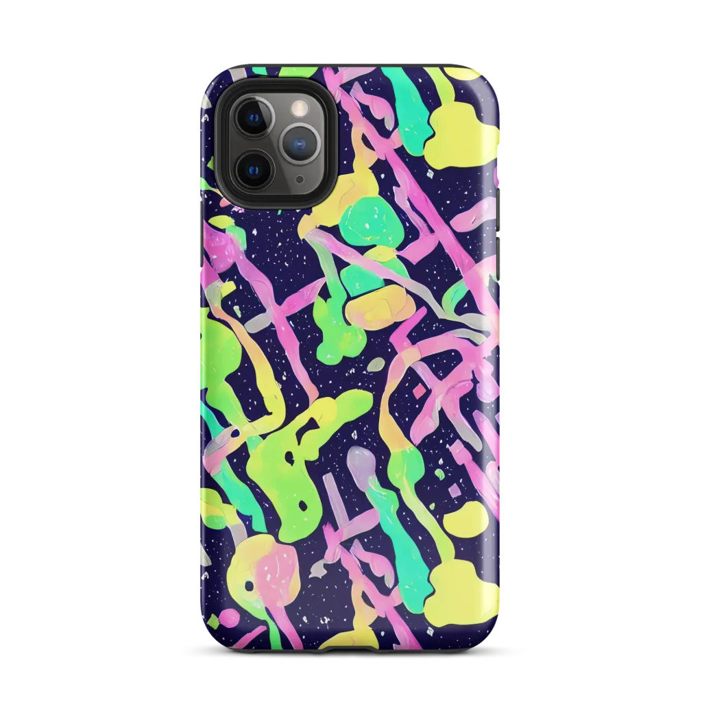 Electric Goo on Tough Case for iPhone® — Front