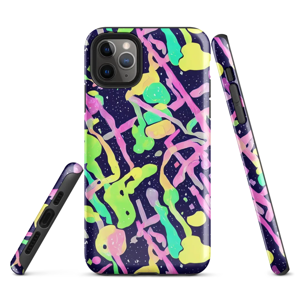 Electric Goo on Tough Case for iPhone® — Front