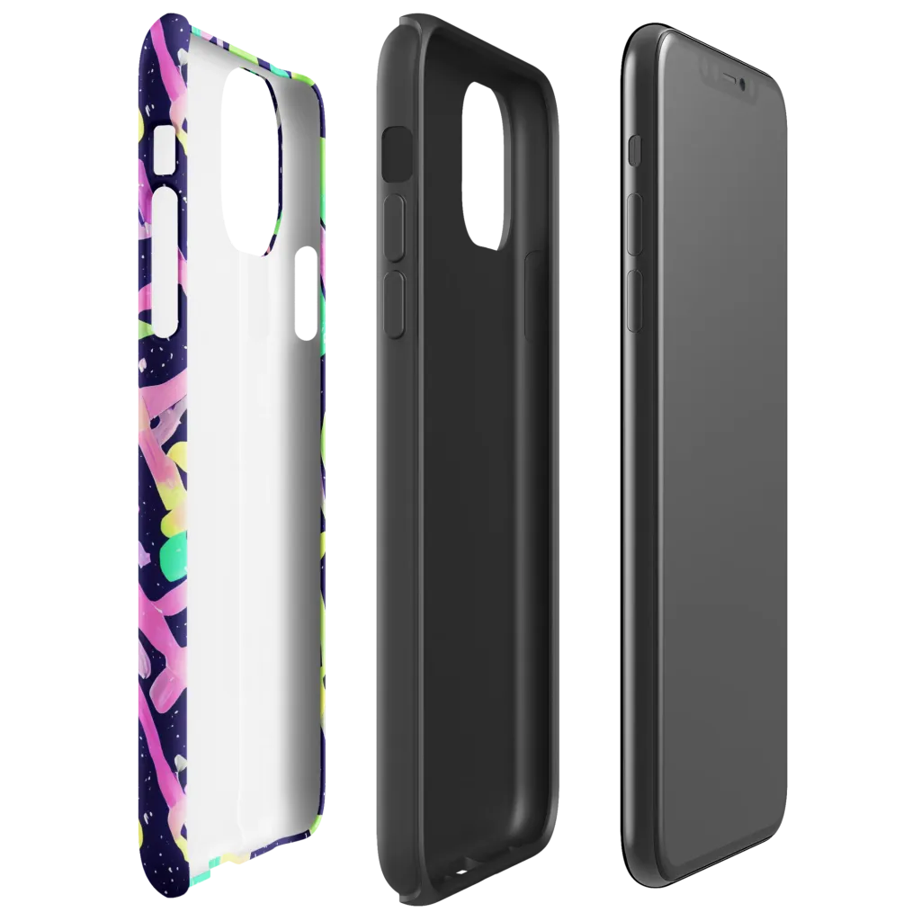 Electric Goo on Tough Case for iPhone® — Right