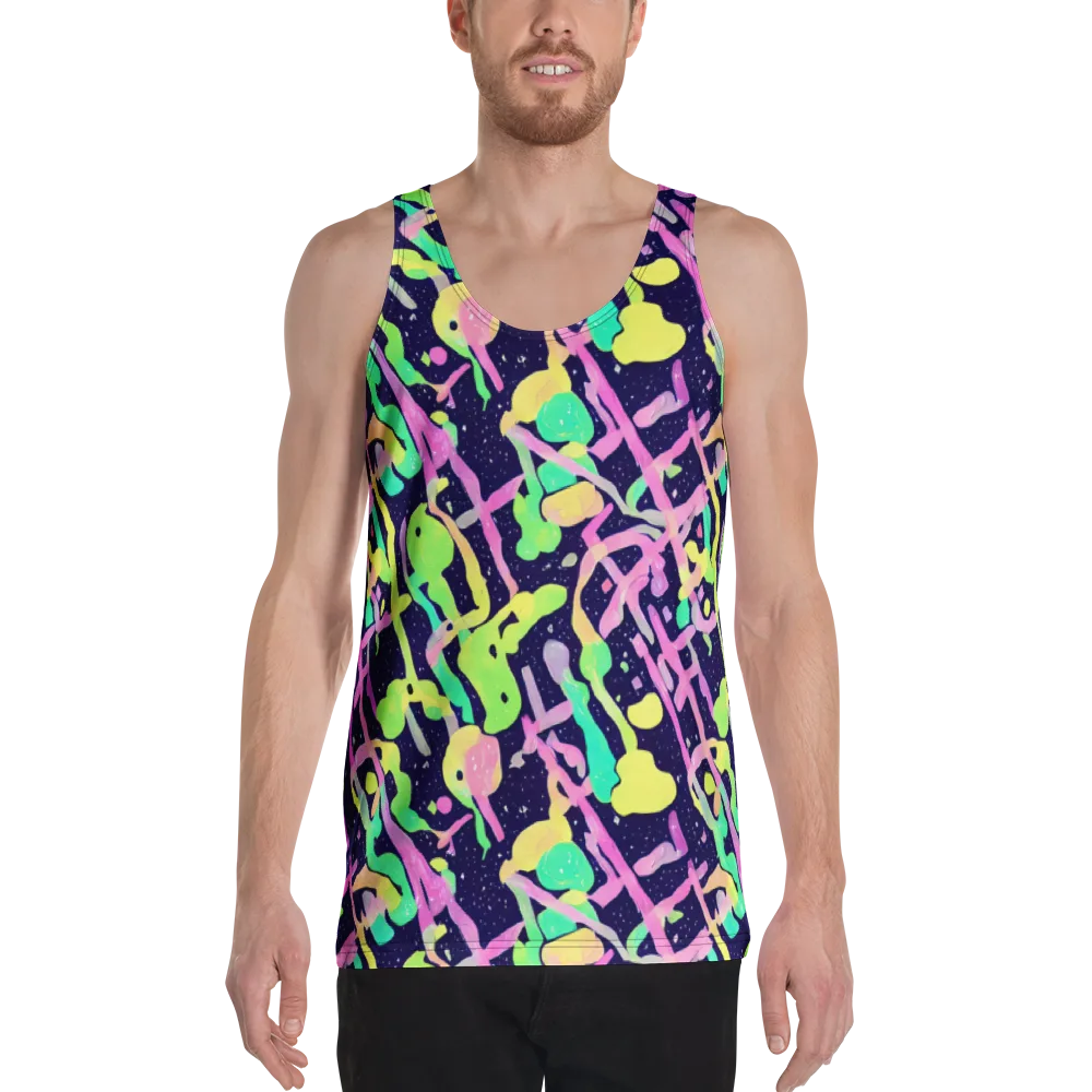 Electric Goo on Men's Tank Top — Front